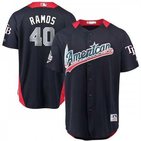 American League #40 Wilson Ramos Navy 2018 MLB All-Star Game Home Run Derby Jersey