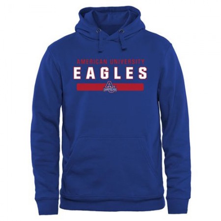 American Eagles Team Strong Pullover Hoodie Royal Blue