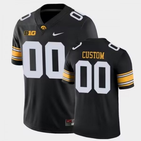 Men's Iowa Hawkeyes Active Player Custom Black Stitched Jersey