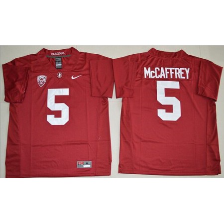 Cardinal #5 Christian McCaffrey Red Stitched NCAA Jersey