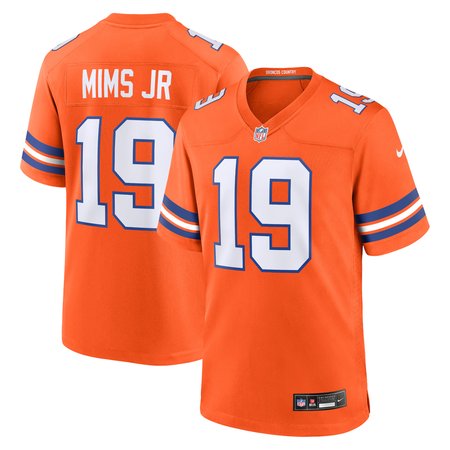 Men's Denver Broncos Marvin Mims Jr Nike Orange Mile High Collection 1977 Throwback Player Game Jersey