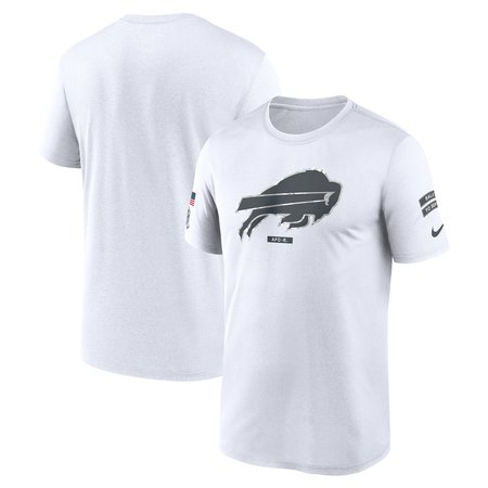 Men's Buffalo Bills Nike White 2024 Salute To Service Legend Performance T-Shirt