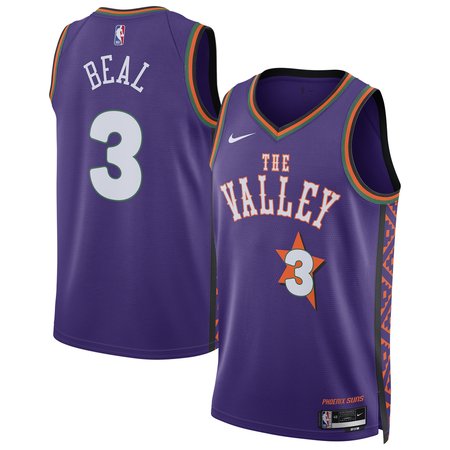 Unisex Phoenix Suns Bradley Beal Nike Purple 2024/25 Swingman Player Jersey - City Edition