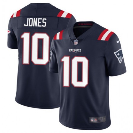 Youth New England Patriots #10 Mac Jones 2021 Navy Vapor Untouchable Limited Stitched Jersey