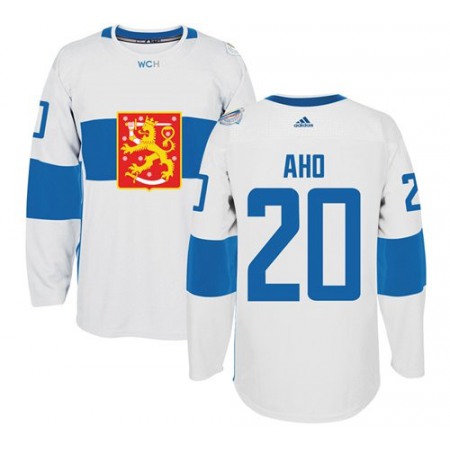 Team Finland #20 Sebastian Aho White 2016 World Cup Stitched NHL Jersey