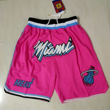 Miami Heat Pink Shorts