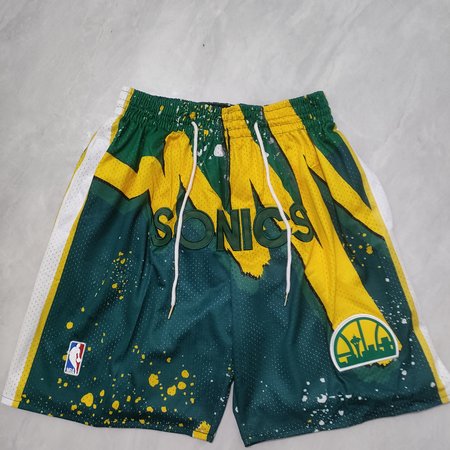 Seattle SuperSonics Green Shorts