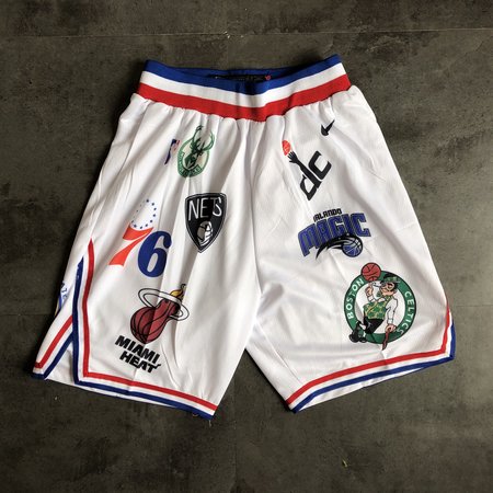 Superme NBA White Shorts